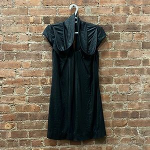 BCBGMaxAzria - Cap Sleeve Black Dress